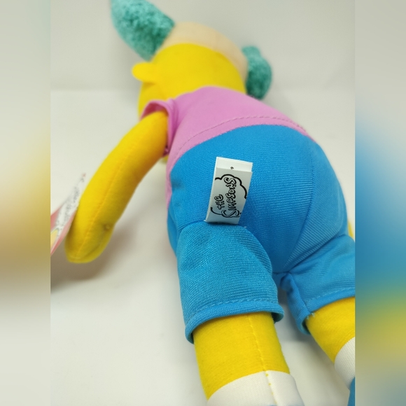 NWT The Simpsons Bart Krusty Fan Plush Toy 20” Tall Krusty Clown Fan Hat Doll - Picture 8 of 10